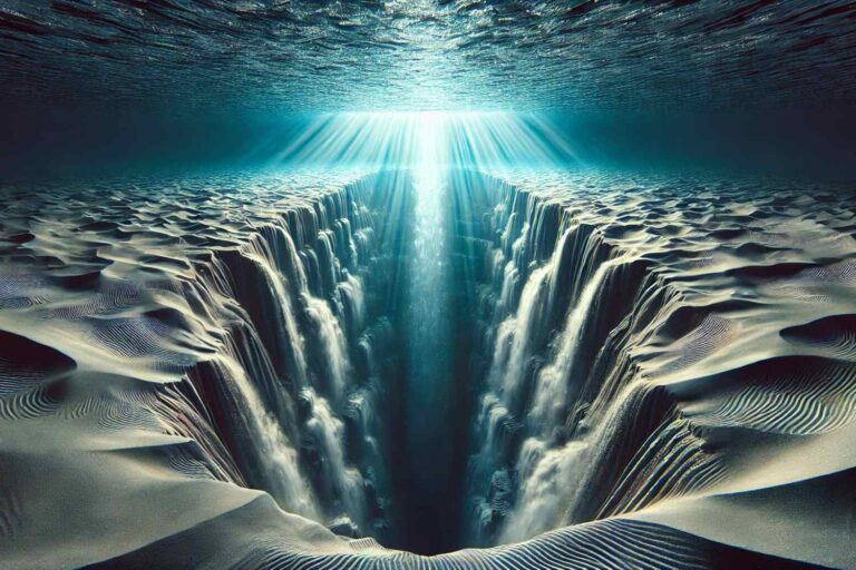 cascata sottomarina