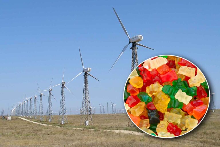 Pale eoliche caramelle