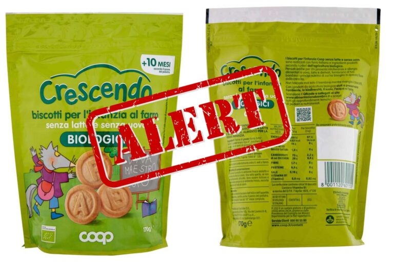 Crescendo Coop biologische kinderkoekjes herinnerd: deze bevatten mogelijk boven de limiet lood						


