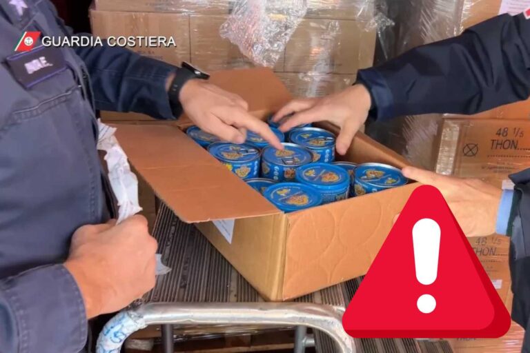 tonno in scatola sequestro