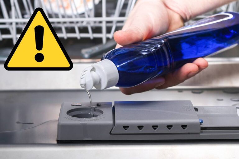 Wees voorzichtig met glansspoelmiddel: als het niet goed wordt uitgespoeld, kan het meer dan één probleem voor uw darmen veroorzaken						


