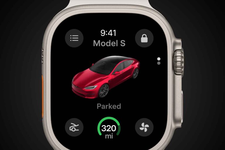 Tesla en Apple zorgen voor een revolutie in de auto: nu wordt alles bestuurd vanaf de Apple Watch						


