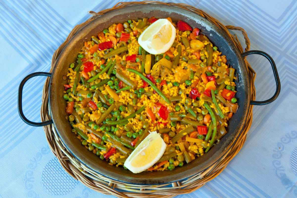 vegetarische paella