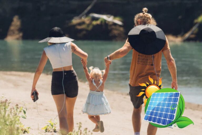 De fotovoltaïsche hoed om uw smartphone tijdens uw excursies gratis op te laden met zonne-energie						


