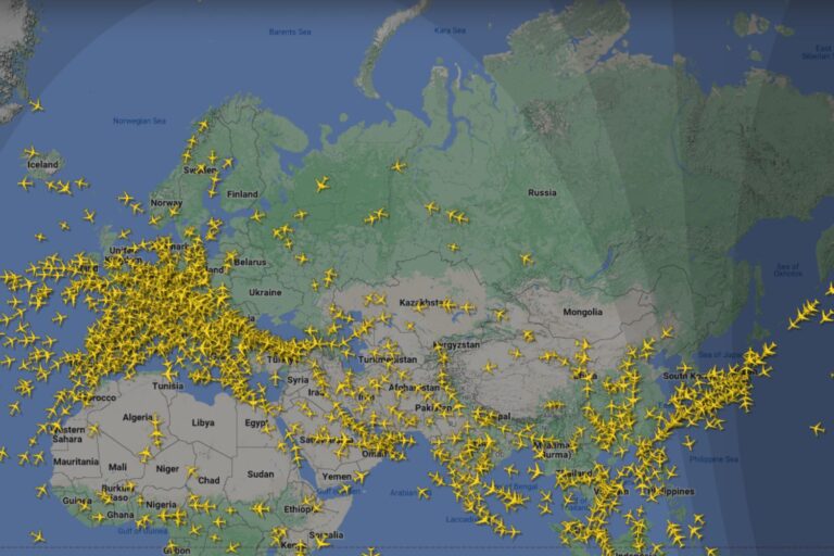 Traffico aereo Guerra Ucraina