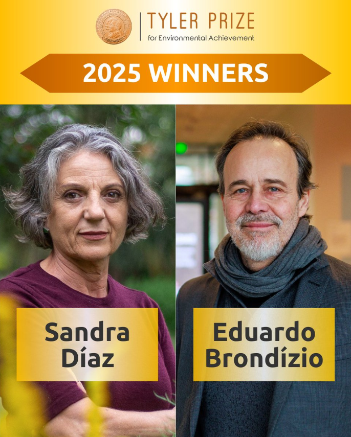 Tyler Prize Nobel ambiente 2025
