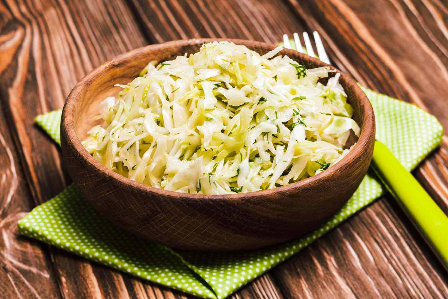 knapperige koolsalade
