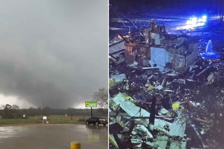 Verwoestend tornado beïnvloedt de Verenigde Staten: de begroting stijgt tot ten minste 33 slachtoffers						


