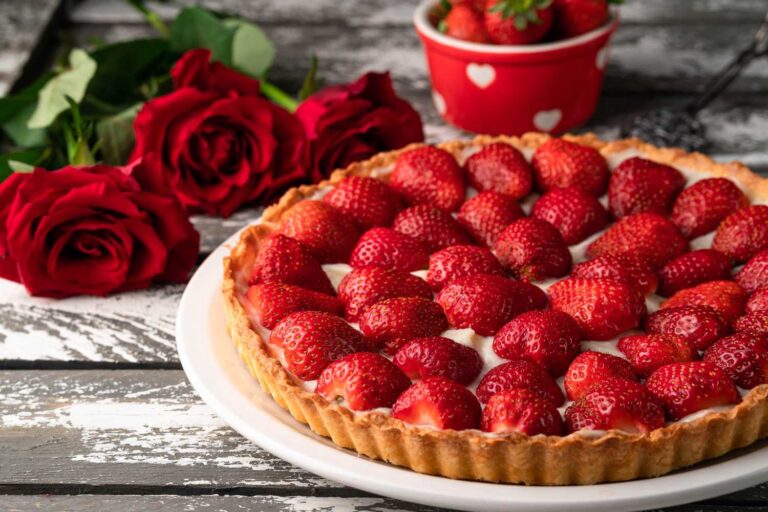 crostata di fragole