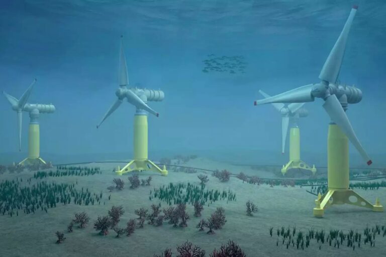 De krachtigste onderwaterturbines ter wereld staan ​​op het punt te worden geïnstalleerd in Normandië						


