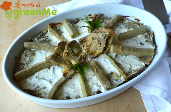 Parmigiana van artisjokken