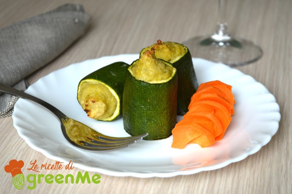 Gevulde courgette met asperges