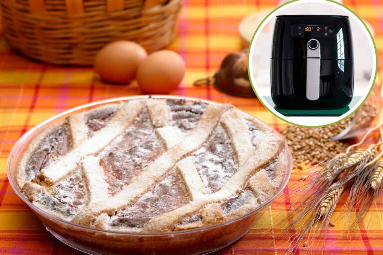 pastiera in friggitrice ad aria