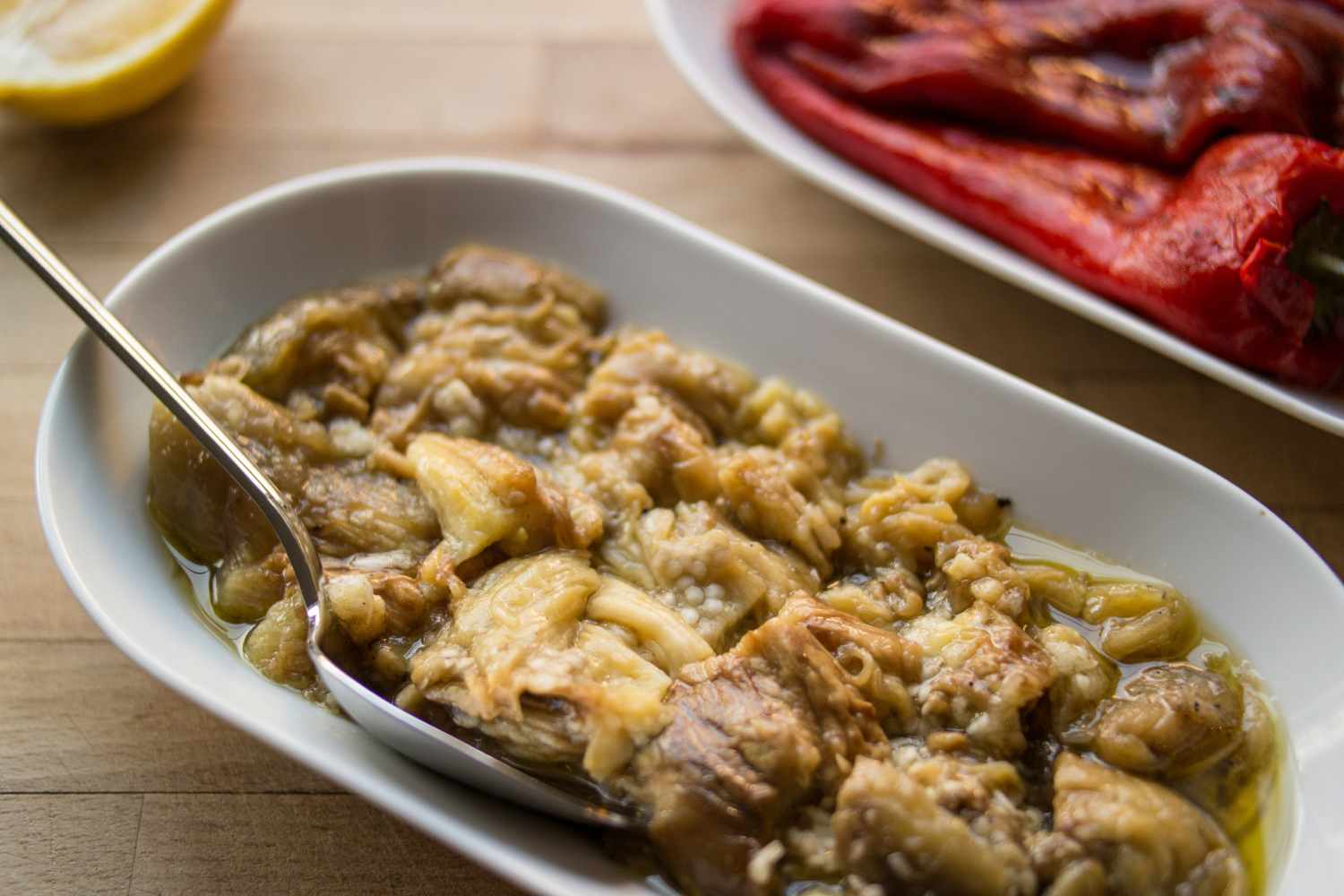 Aubergine voor salade