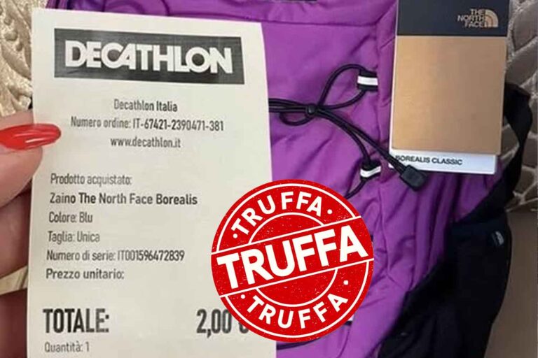 Truffa Decathlon