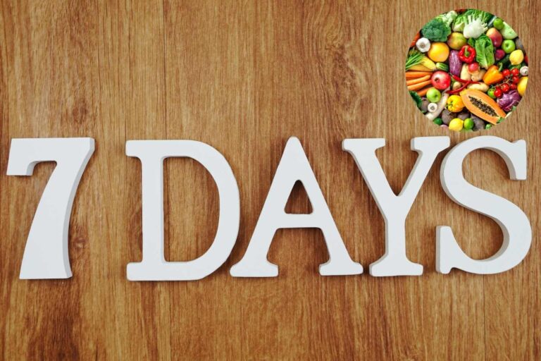 dieta vegetali 7 giorni