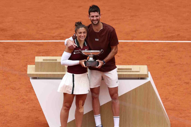 Sara Errani e Andrea Vavassori roland garros