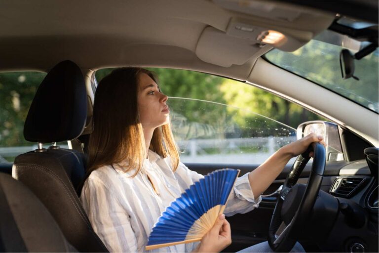 rinfescare auto calda