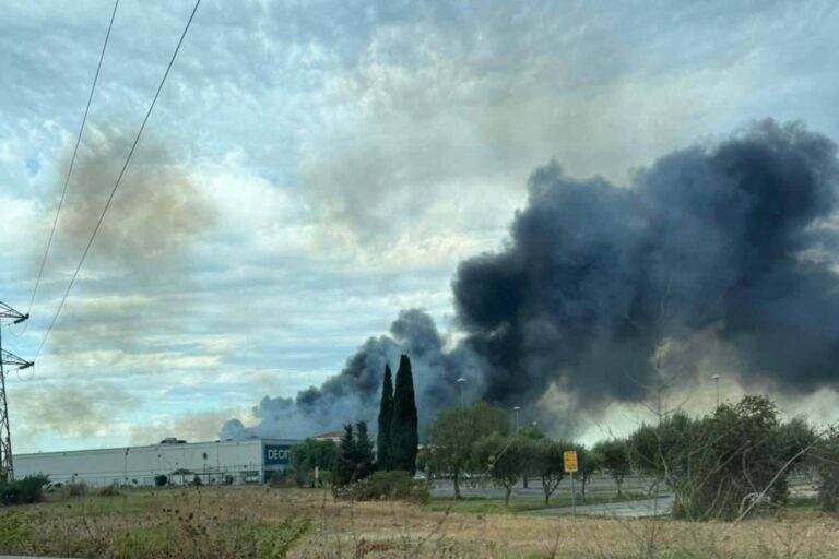 incendio fiumicino