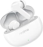 Realme T110 Bluetooth -hoofdtelefoons, Bluetooth 5.4 -oortelefoons, annulering van de ruis van de ENC IA, draadloze Inar draadloze hoofdtelefoons, 10 mm dynamische bas driver, 38 uur reproductie, IPX5 Waterweerstand, Wit