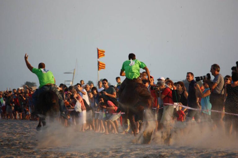 CORREGUDES DE JOIES: The Crazy Horse Races op het strand keert terug naar Valencia (ondanks de hitte en protesten)
