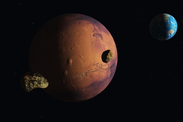 bacio luna marte