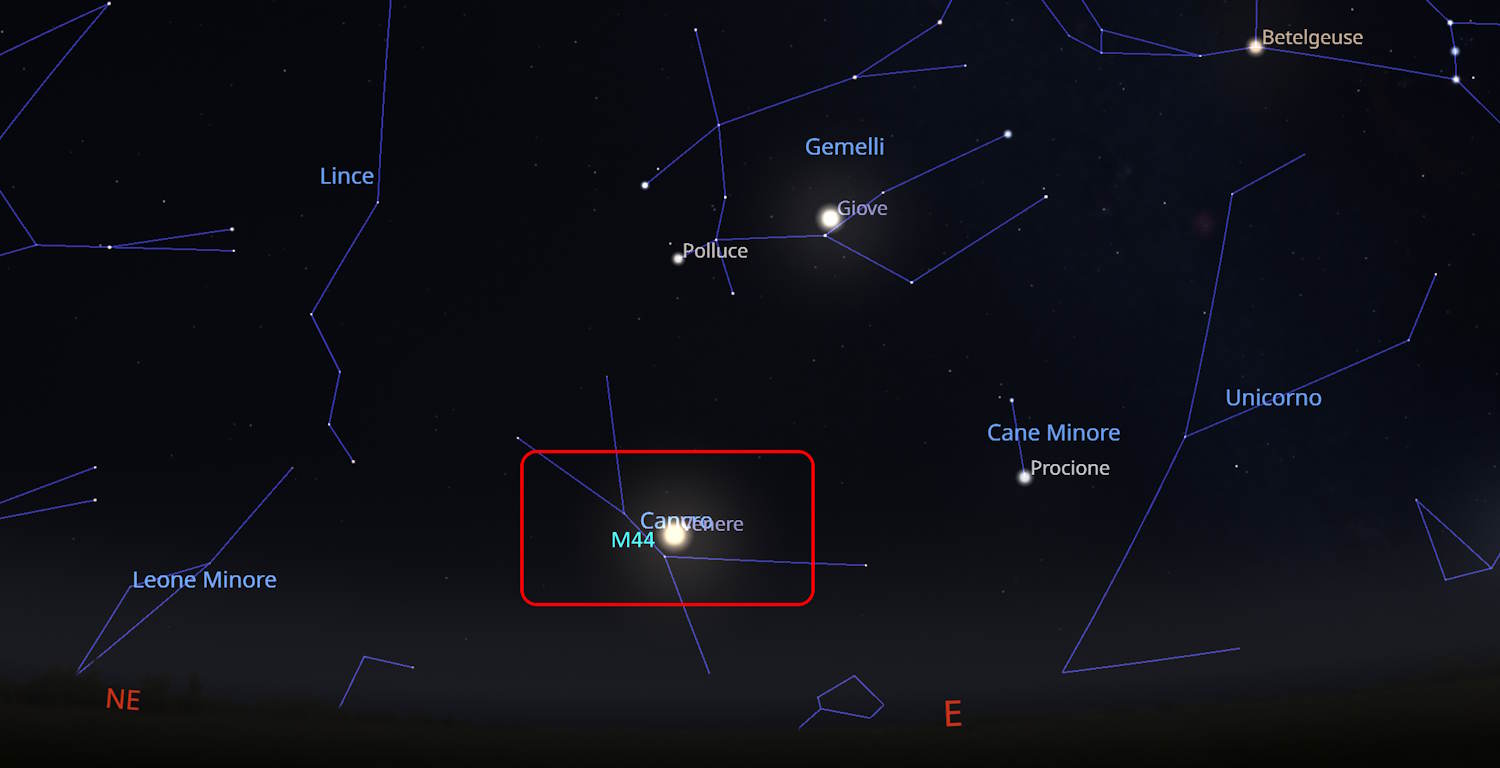 Venere-AMMASSO STELLAR NATIONCY SCène