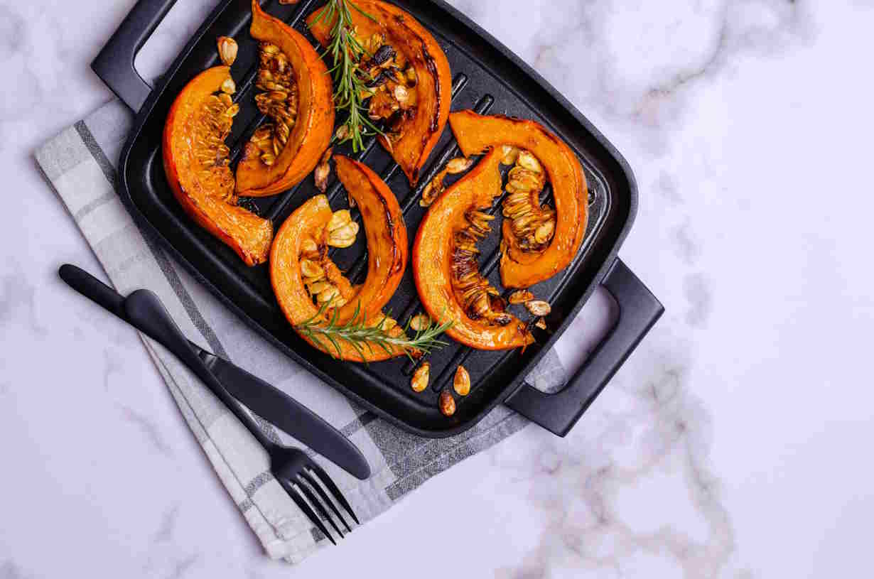 pompoen in de oven
