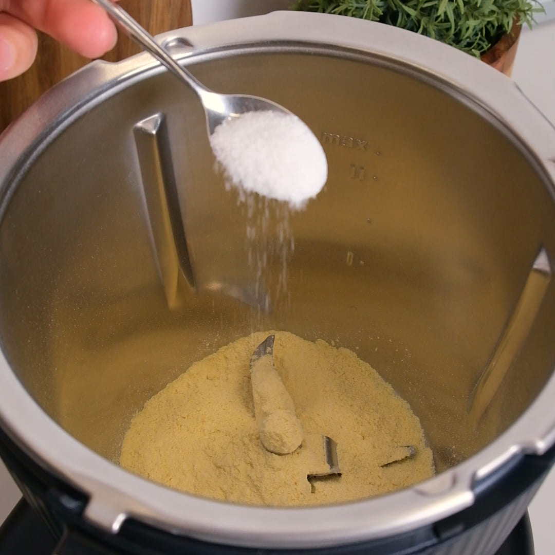 Ingrediënten in de mok