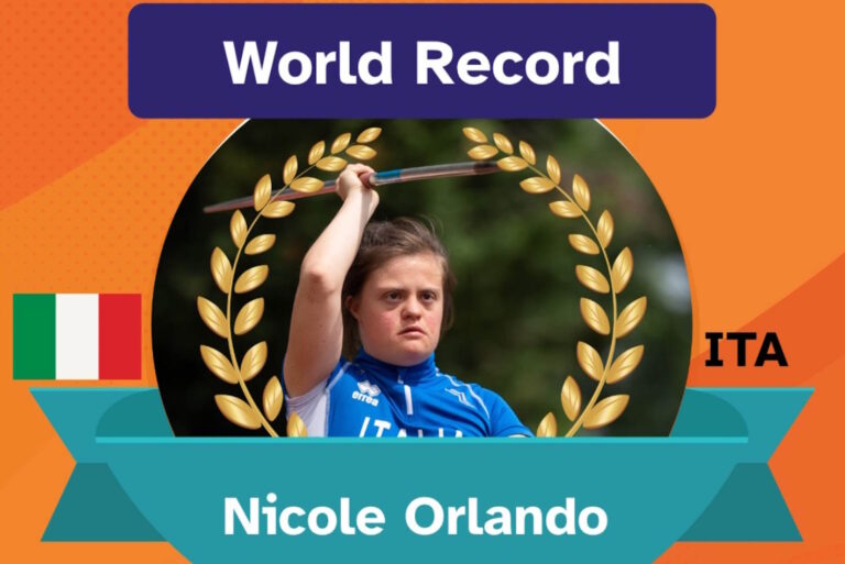 nicole orlando record del mondo giochi sindrome di down