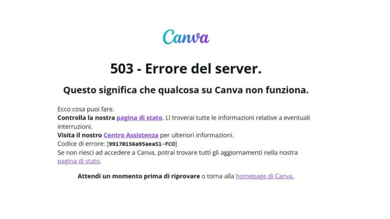 canva down
