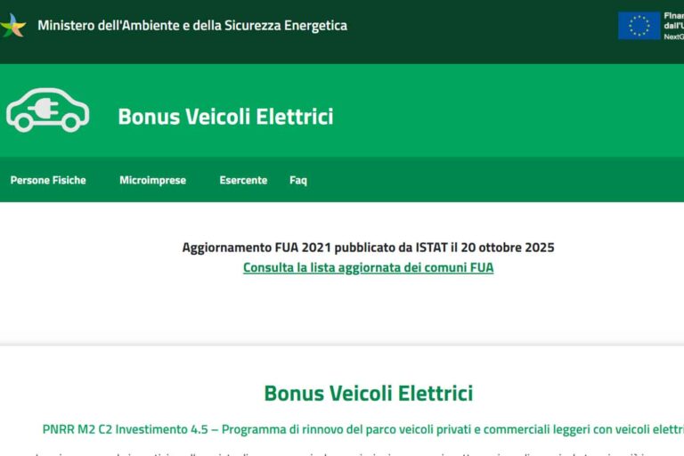 Bonus veicoli elettrici mase