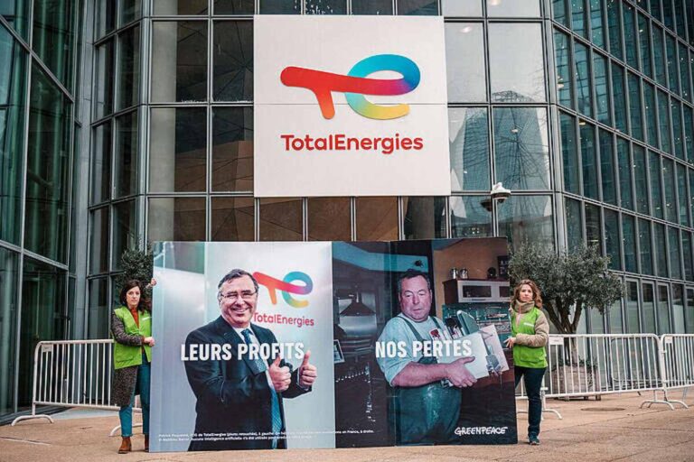TotalEnergies protesta Greenpeace 2024