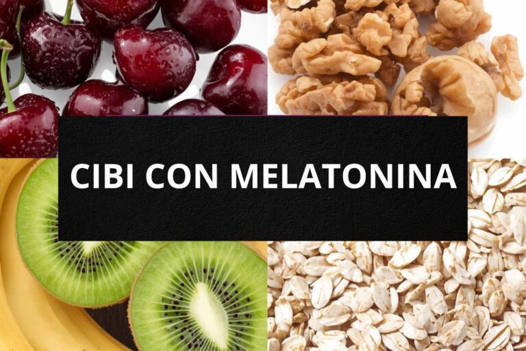 Cibi con melatonina