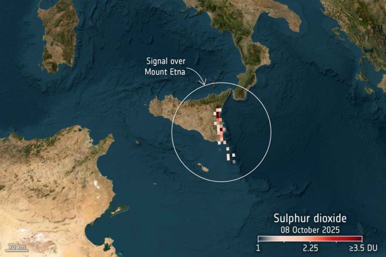 De eerste beelden van de Sentinel-4-satelliet onthullen de meest vervuilde punten ter wereld (en Italië is er ook)
