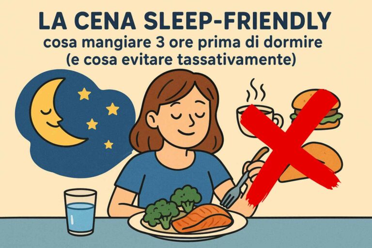 cosa mangiare per dormire meglio