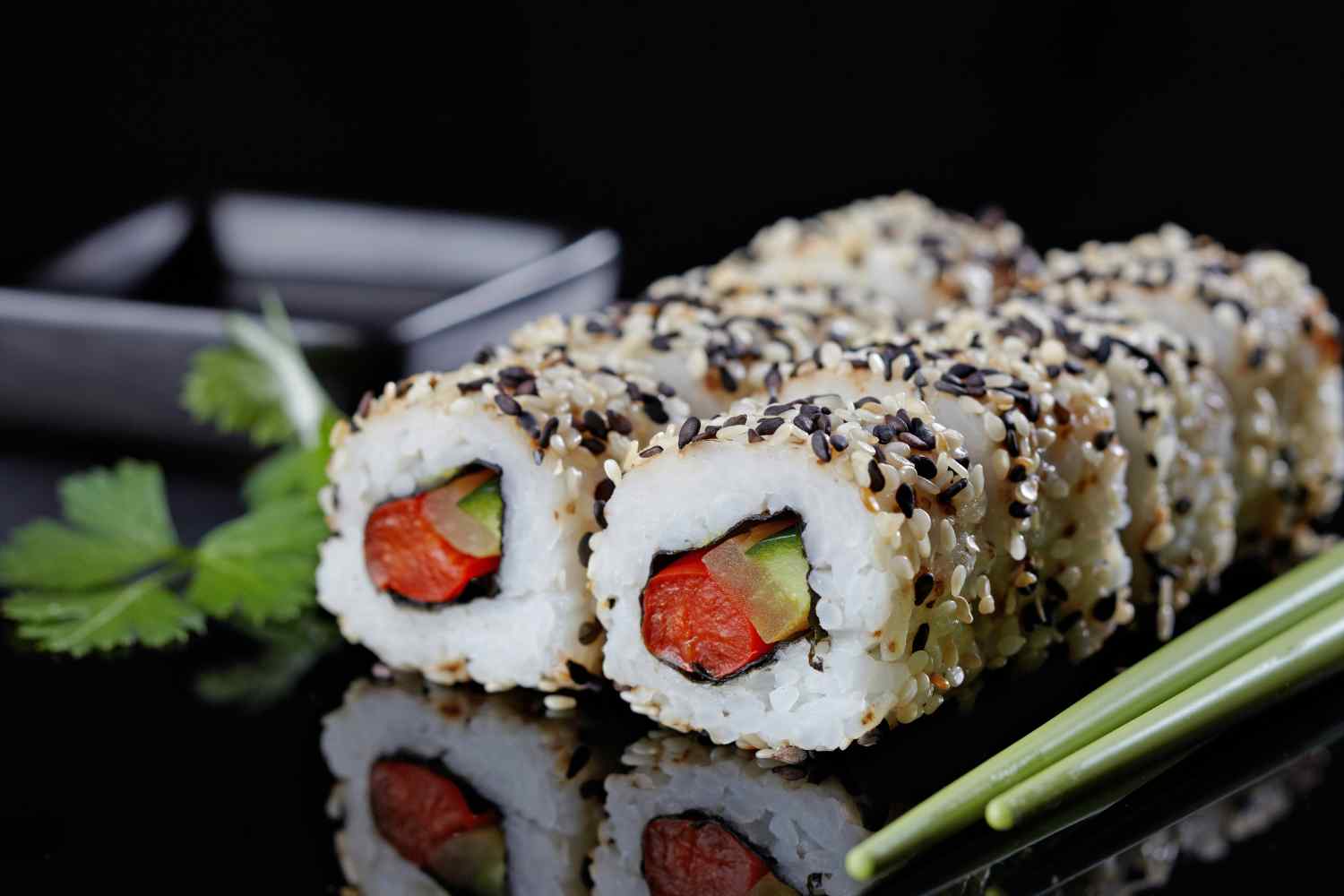Vegetarische sushi