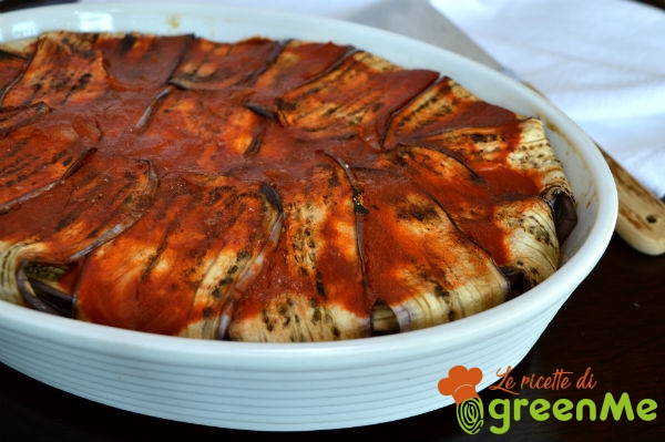 Timbale van aubergine en bulgur