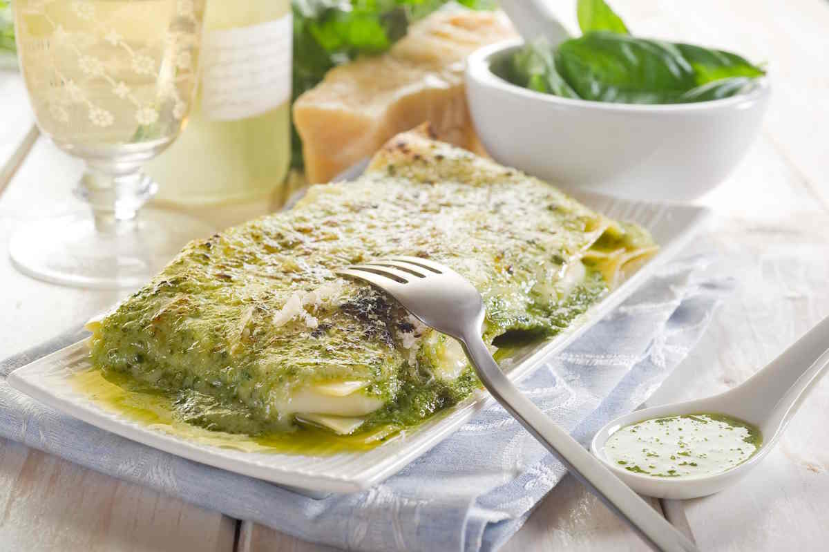 lasagne met pesto