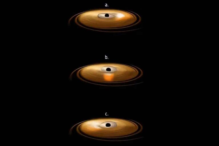 Vortice spazio-temporale attorno a un buco nero