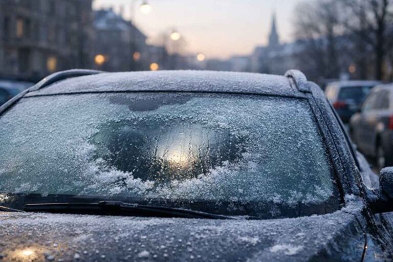 parabrezza da sbrinare