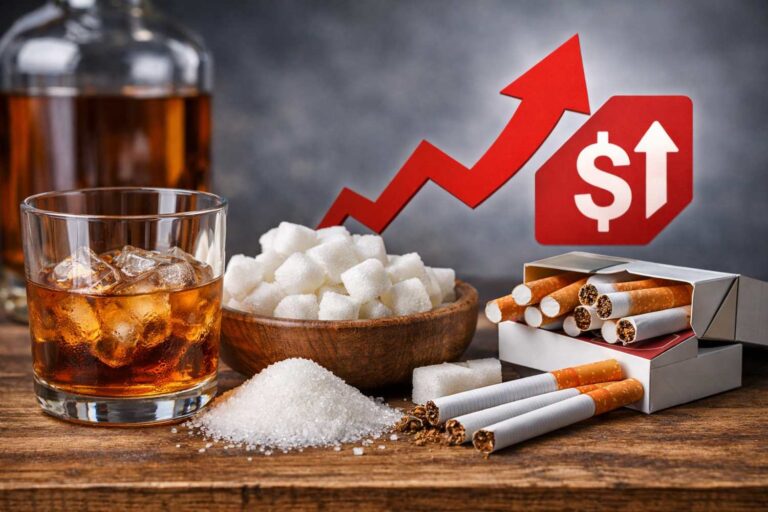 prezzo alcolici zuccheri tabacco