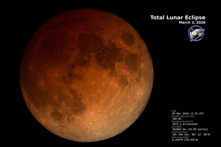 Eclissi lunare 3 marzo 2026