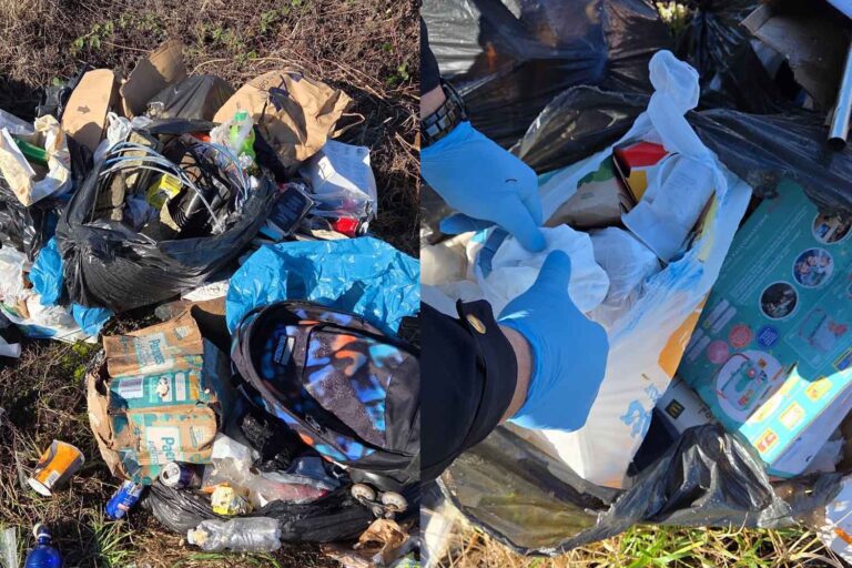 Guidonia abbandono di rifiuti