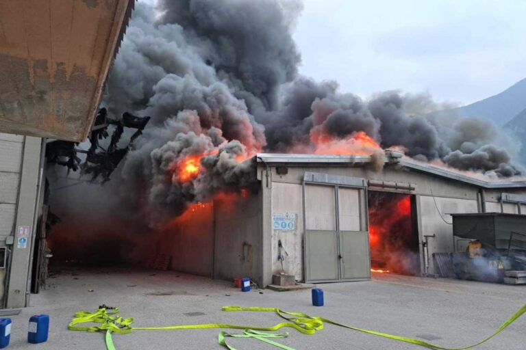 Incendio allevamento 2