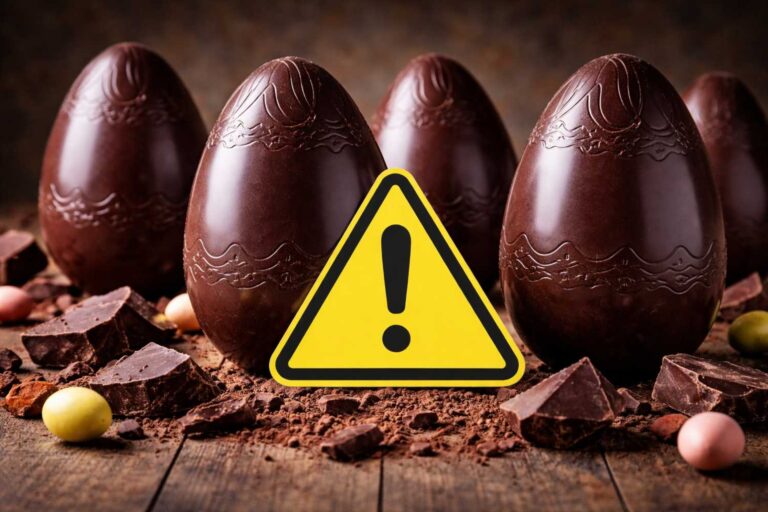 richiamo di pasqua uova fondente