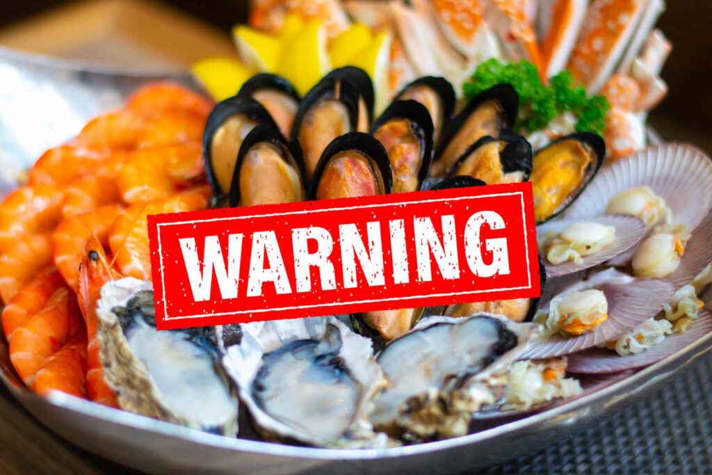 frutti di mare allerta
