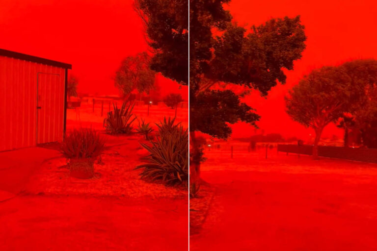 Cielo rosso