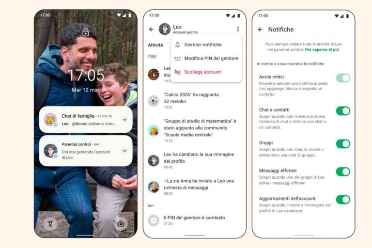 WhatsApp bambini