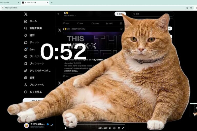 Gatto scrolling